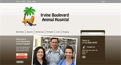 Desktop Screenshot of irvinepetvet.com